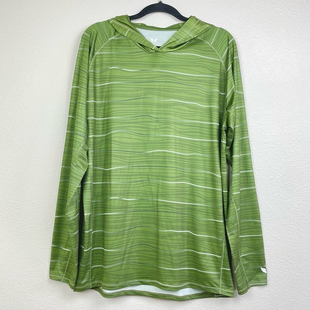 WYLD1 Men's Large Woody Hoody Sun Protection Eco-Innovation UPF 50+ Invinclible
